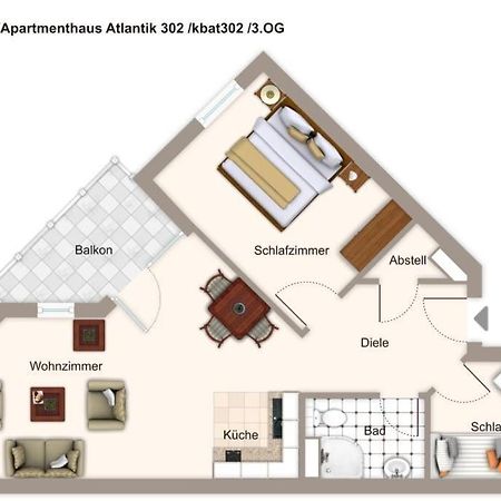 Apartmenthaus Atlantik Apartmenthaus Atlantik 302 Ostseebad Kühlungsborn Buitenkant foto